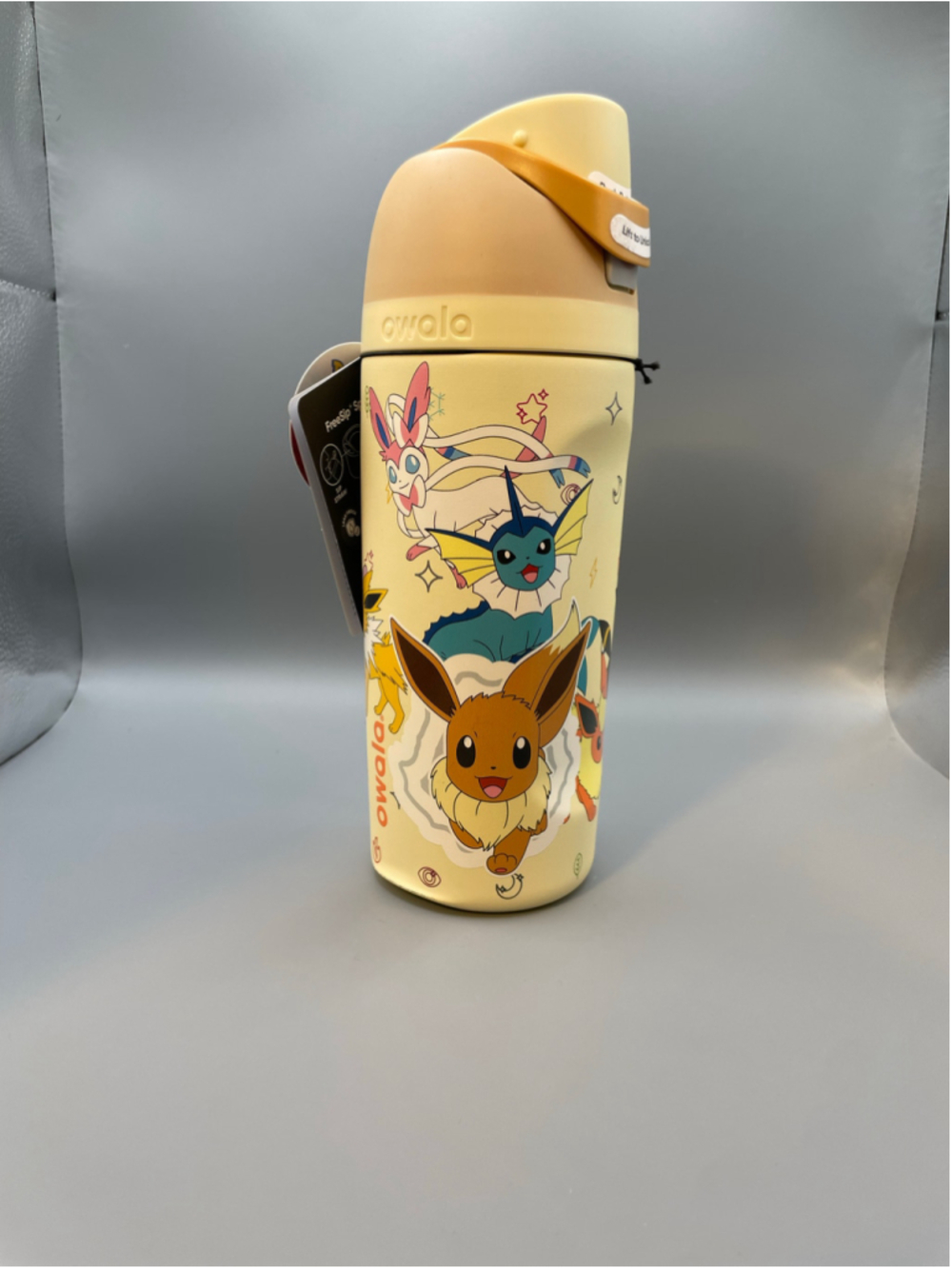 POKÉMON x OWALA FreeSip 16 oz Eevee Evolutions Stainless Steel Water Bottle